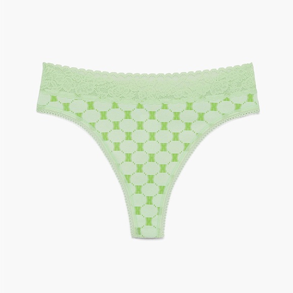 Savage X Fenty Miami Green X Link Cotton Essentials Three Piece Bundle Set - Picture 16 of 17